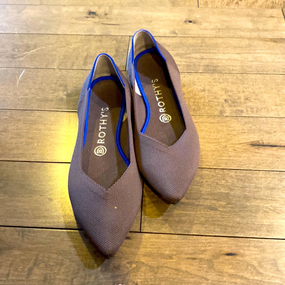 Rothy's purple flats. Size 9.